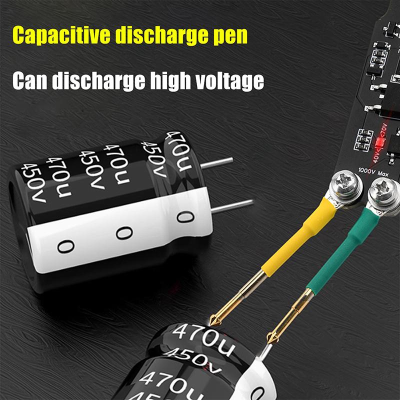 1Pc Capacitor Discharge Pen Ac/Dc Switch Power Supply Repair Discharge Maintenance Tool Ac8-380V/Dc 12-540V