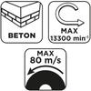 Tarcza tnąca, korundowa do betonu 115 x 2.0 x 22.2 mm, 42 C46-R-BF, wypukła