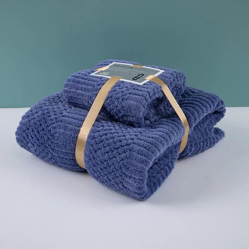 Coral Fleece Absorbent Hair Swimming Face Hand Bath Towel Sets Microfibre Towels Bathroom Towels Microfiber Towel Set Bath Towel