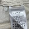 GUCCI 614688 Ivory Cotton x Linen Cardigan tops S off whiteUsed