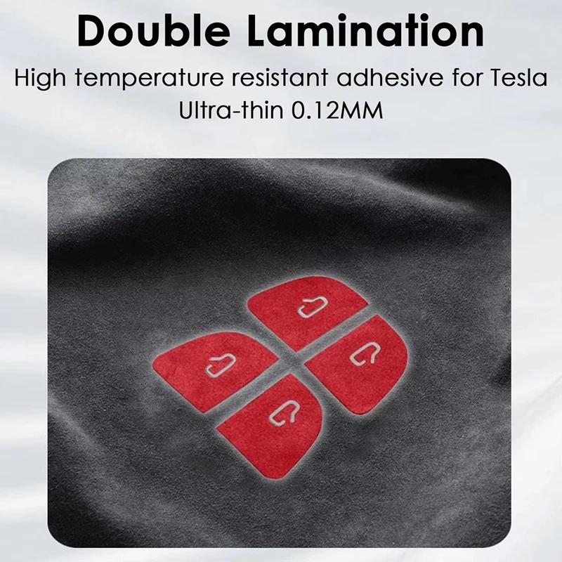 Car Open Door Button Stickers For Tesla Model 1 Y Juniper Highland Armrest Window Lift Button Switch Interior Accessories