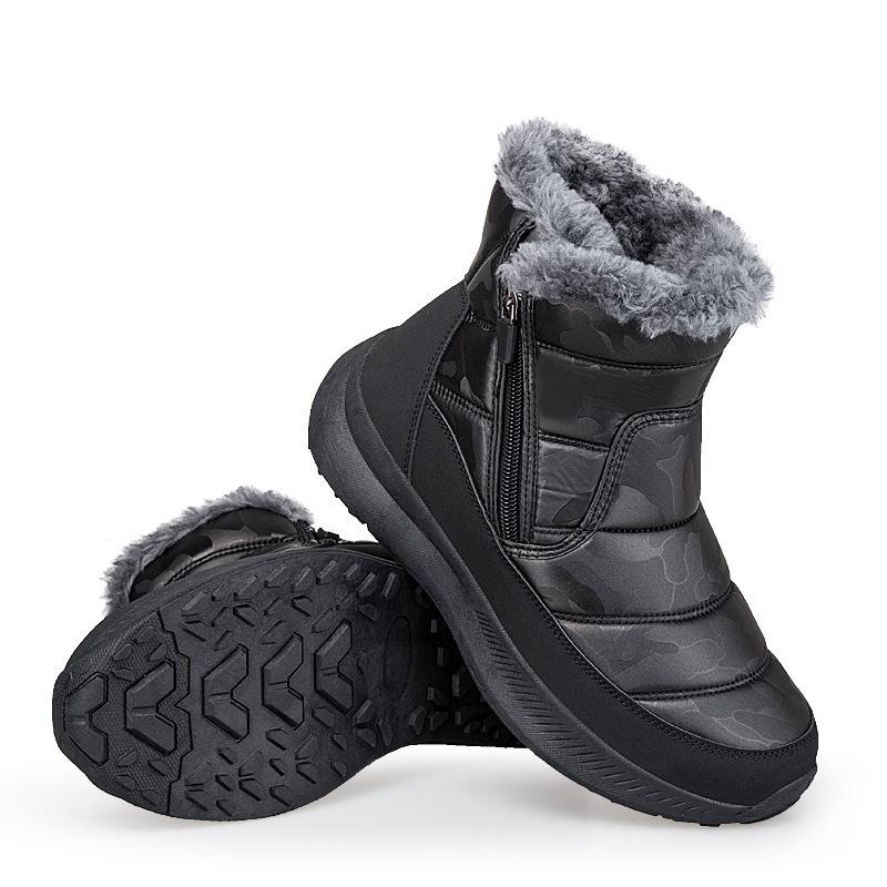 New High-top Cotton Shoes Winter Velvet Thickened Warm Wear-resistant Outdoor Hiking Shoes Snow Boots Women's Shoes