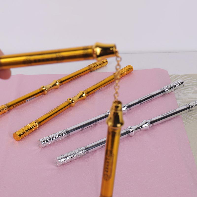 Golden Cudgel Nunchakus Pen Writing Rotating Pen Creative Stress Reliever Toy