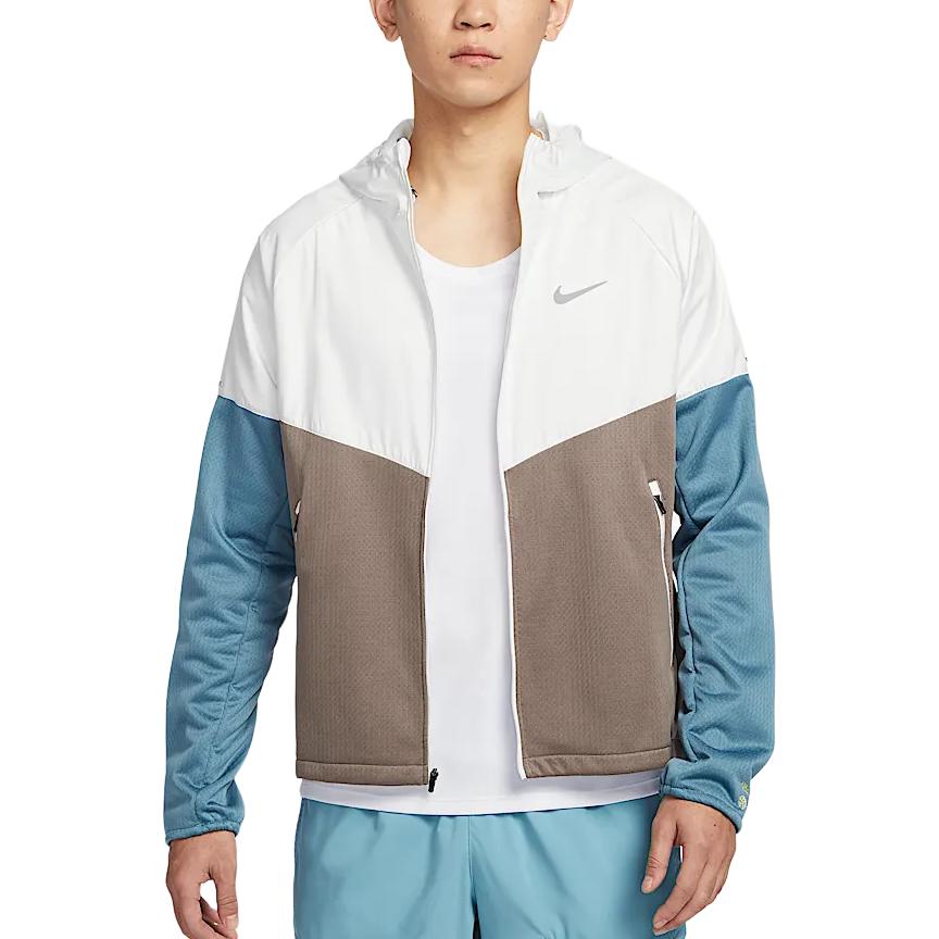 Nike FW25 Running Series Fashion Minimalist Comfortable Long Sleeve Jacket Men Jackets White Blue Khaki HV8222121
