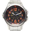 Used Hamilton Air Race Khaki GMT KHAKI Watch H77695133 Black Silver Stainless Steel Men's HAMILTON [1-0275503]