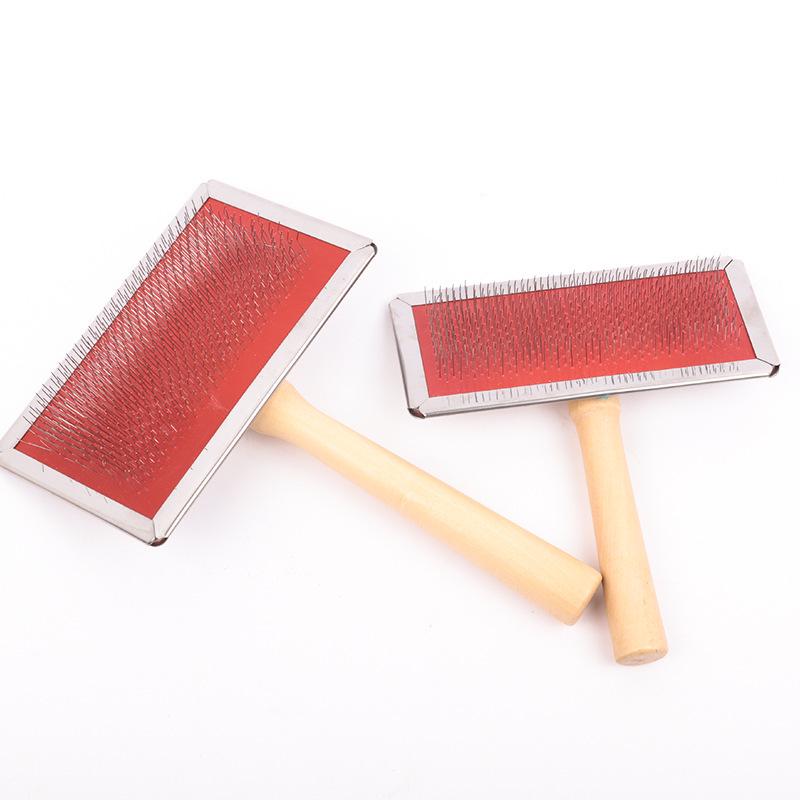 Pet De-shedding & Detangling Brush for Cats and Dogs - Grooming, Cleaning, and Massage Comb