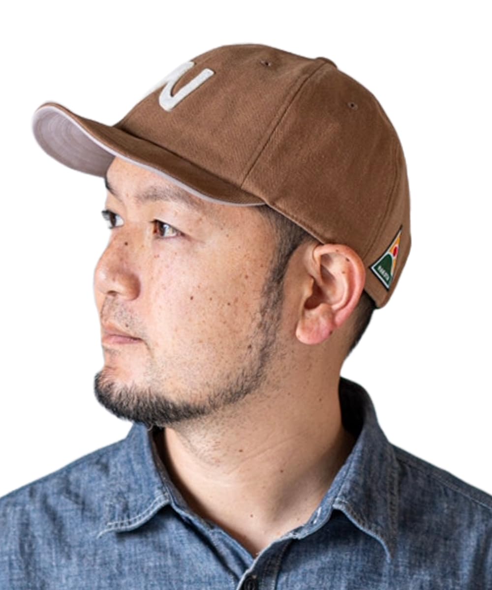 

Кепка CORDUROY BALL HIKE CAP Corduroy Short Brim Short Brim Lightweight Large Size Outdoor Casual XL Logo [Nakota] Мужская женская верблюжья/N