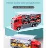 Die-cast Construction Storage Container Truck Model Simulation Children's Car Toy  Gift