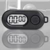 Portable Stop Timer Keychain for Sports LCD Screen Digital Clock Lightweight Countdown Accessories for Playground Kitchen