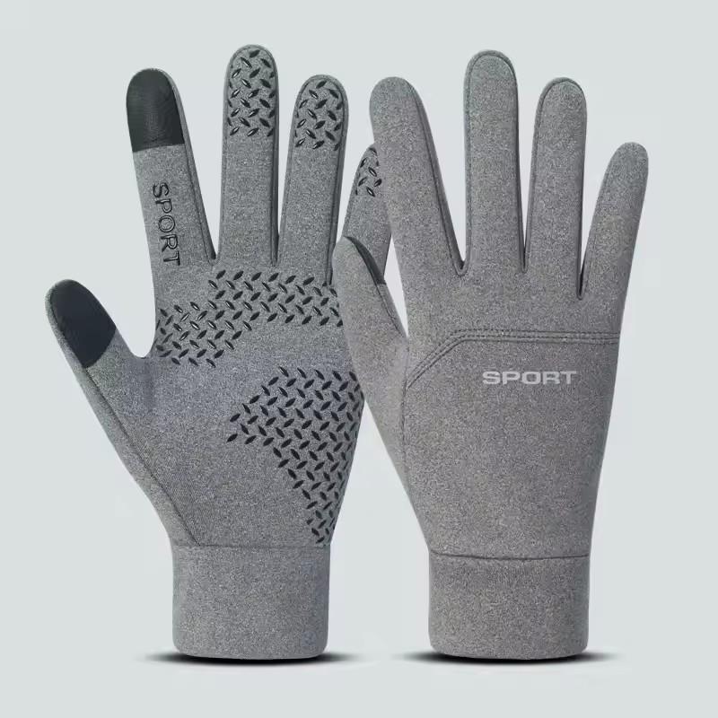 Autumn and Winter Touchscreen Men's and Women's Warm Gloves Plush Outdoor Sports Windproof and Cold Proof Cycling Gloves