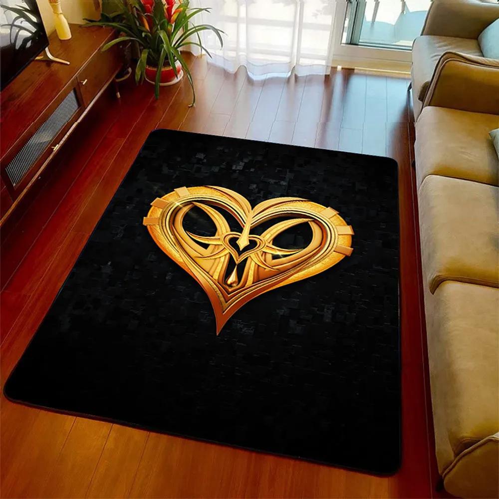 Moderne Malerei Pik Karte Poker Teppich Wohnzimmer Teppich Heimdeko Flur Fußmatte Rutschfest Küche Badezimmer Schlafzimmer Bodenmatte