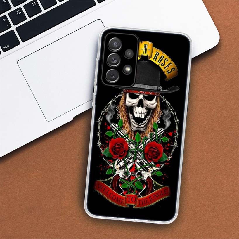 Guns N Roses Good Time Phone Case For Samsung Galaxy A51 A71 A50 A70 A40 A30 A20E A10 A41 A31 A21S A11 A01 A6 A8 + A7 A9 Plus