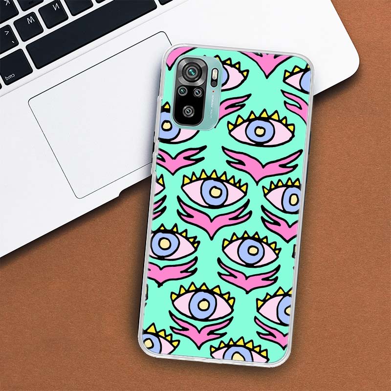 Ferragnies Eyes Chiara Phone Case For Xiaomi Redmi Note 12 10 10S 9 9S 9T 8 8T 11T 11S 11E 11 Pro Plus 7 5 5G Coque Cover