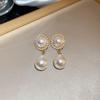 Korean Luxury Mermaid Pearl Earrings: Elegant, High-End, and Versatile Statement Ear Buckles