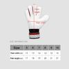 1 Pair Antiskid Kids Goalie Gloves Finger Protection Soccer Goalie Gloves  Play Football