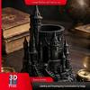 Hogwarts Castle Pencil Holder Micro Landscape Building Ornament