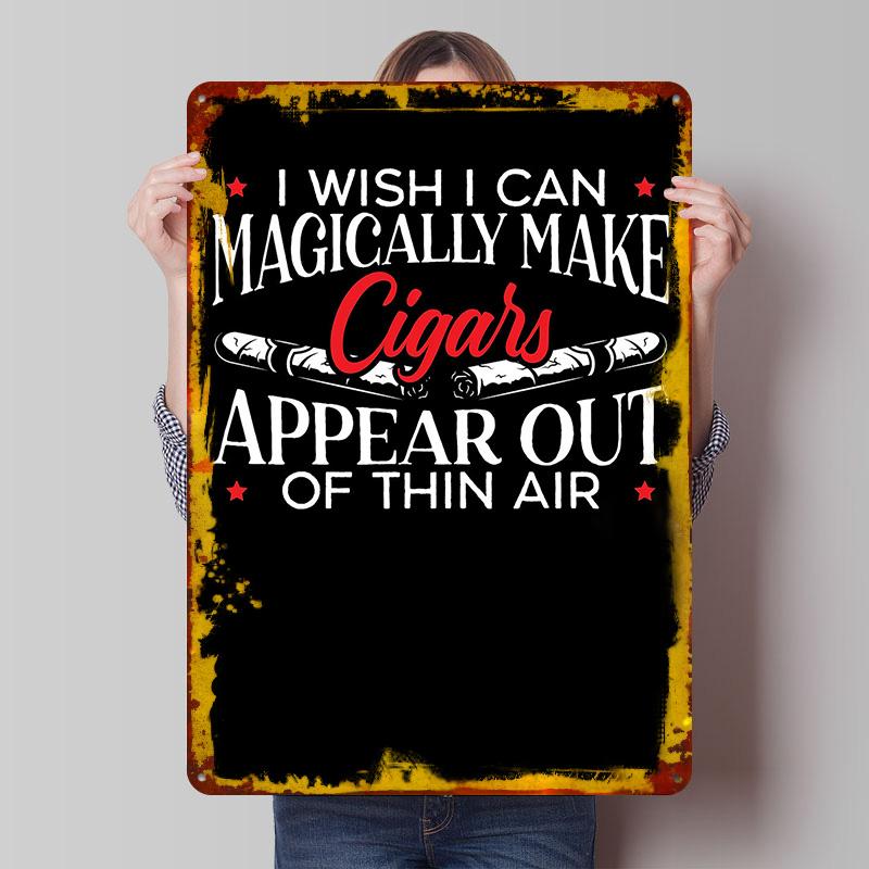 

Cigarette Smoker Tinplate Poster Customized Wall Art Vintage Retro Metal Signs for Room Decorations Luxury Home Decor Items Men 7.9x11.8In(20x30cm)