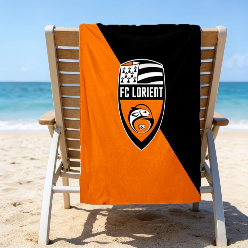 Lori-ent Football Club Beach Towel - Soft, Absorbent Microfiber, Lightweight, Ideal for The Beach, Parties, Travel, Camping fan gifts