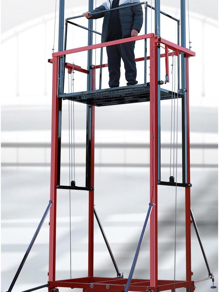 Portable Electric Scaffolding Lift: Foldable, Remote-Controlled Platform for Home Decoration