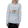 Disney Princess Womens/Ladies Christmas Faces Sweatshirt