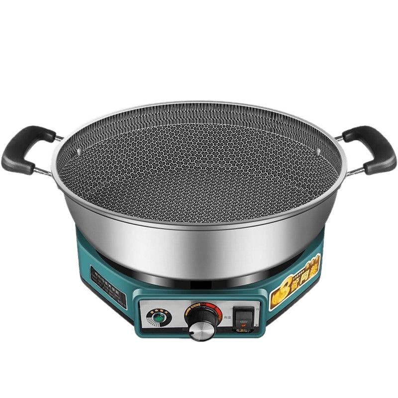 Stainless Steel Non-stick Multi-functional Electric Pancake and Frying Pan