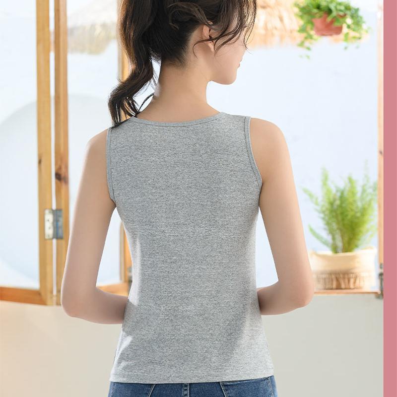 Camisole with Chest Pad Female Loose Bottoming Camisole Bra One-piece Underwear Multi-color Optional Camisoles for Women