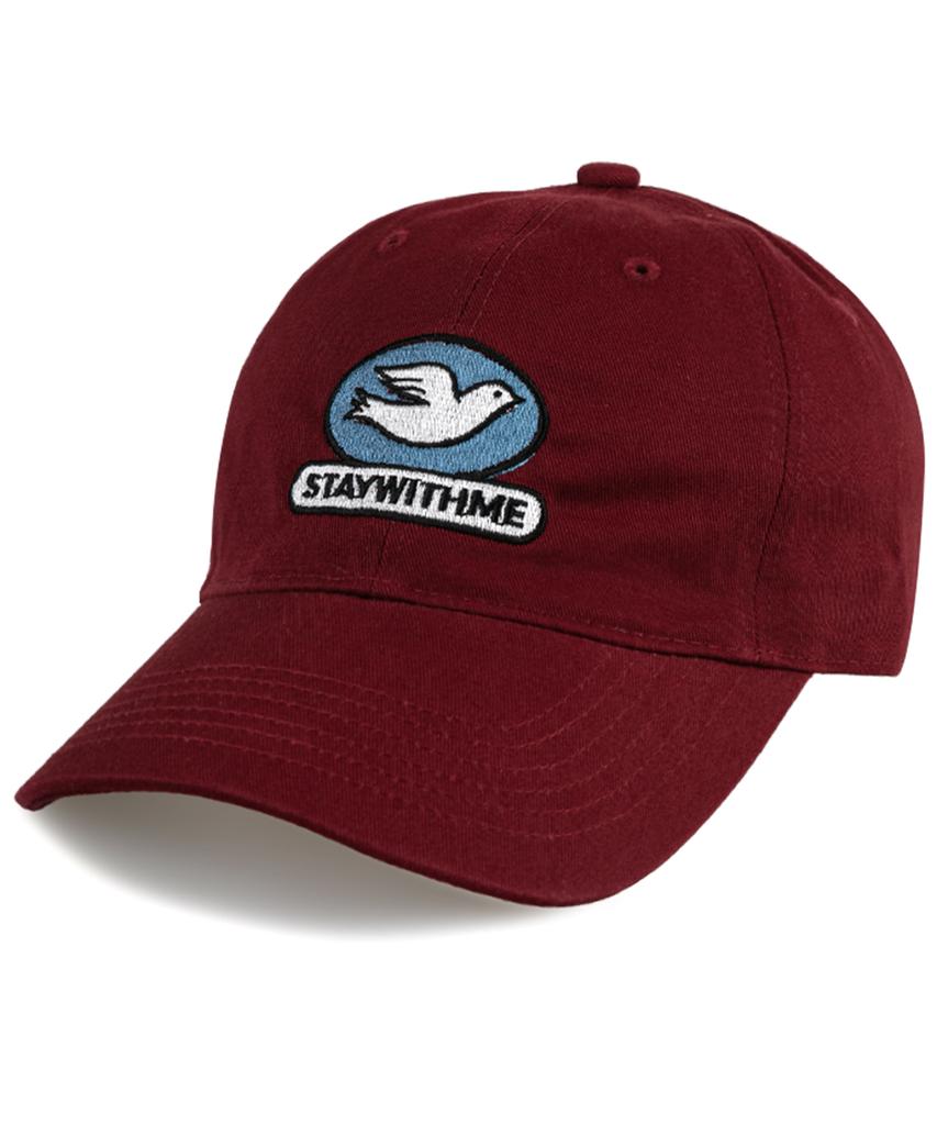 Wig Stay With Me Washed Ball Cap - Burgundy