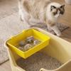 Effizienter Hängender Katzenstreu-Sieber Schnelles Sieben Feines Netz Haustierstreu-Filterwanne Rostbeständig Große Kapazität