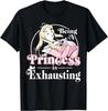 Hot Fashion Casual Disney Sleeping Beauty Being A Princess Is Exhausting T-Shirt S-4XL Four Seasons