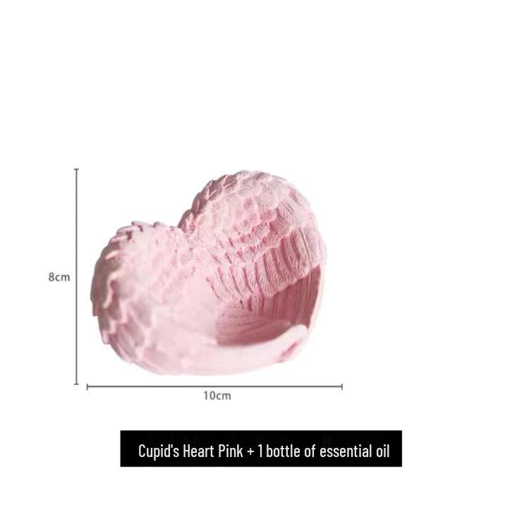 Камень-аромадиффузор «Крылья ангела»: Автомобильный аромадиффузор с эфирным маслом и сувенир для девочки No Essential Oil