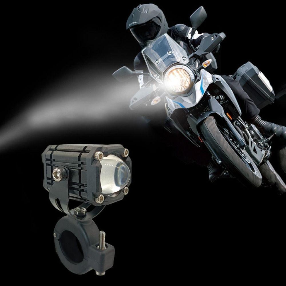 2pcs Waterproof Motorcycle Auxiliary Light Motorcycle Work Light Night Riding
