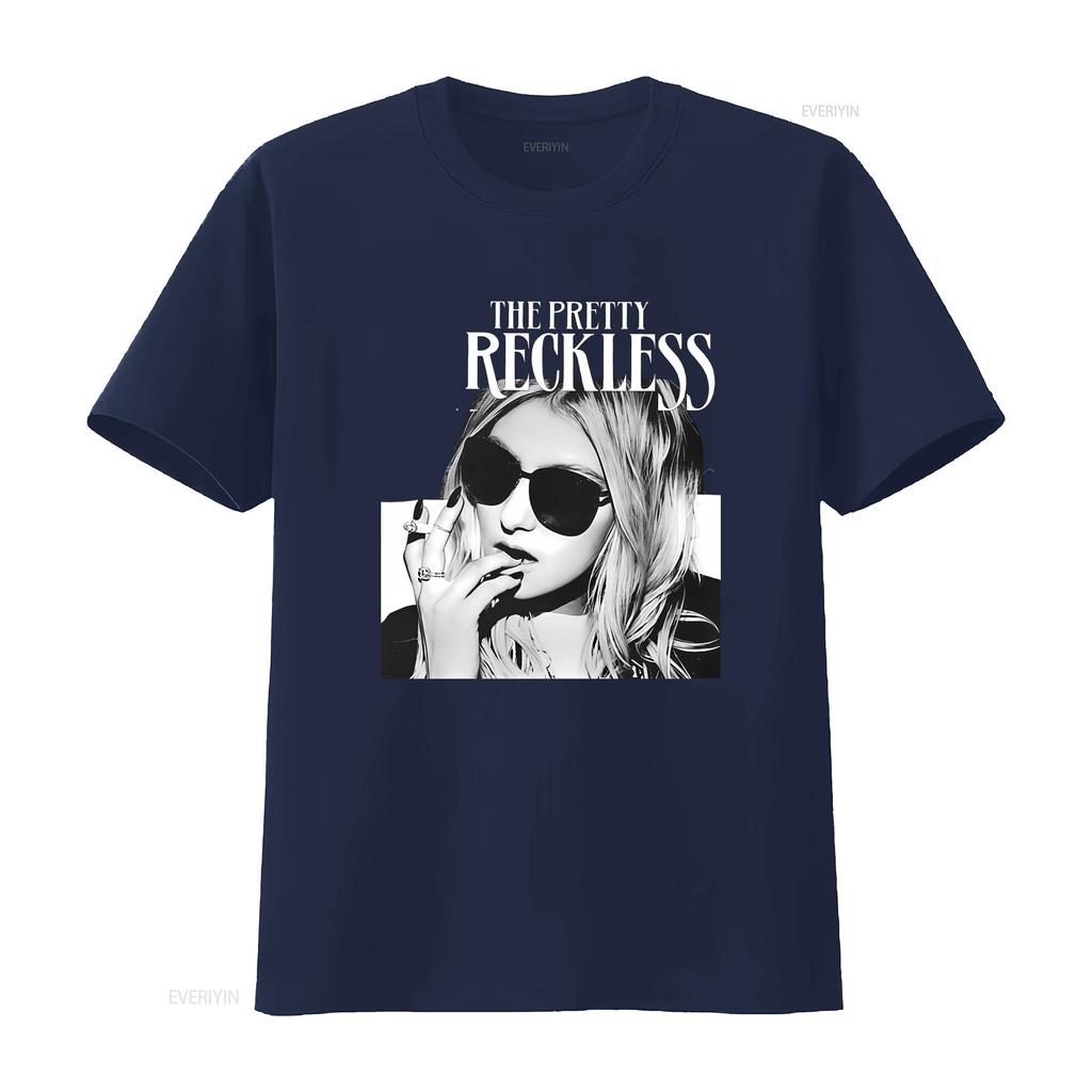 Stylish The Pretty Reckless Band T Shirt Available in Black Sizes S 2345XL vintage Washed homme designer clothes Slightly