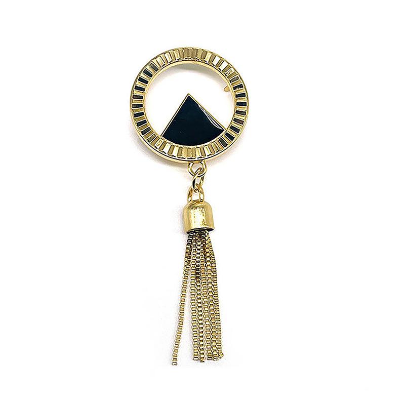 Diy Exquisite Metal Buckle Clasp Bag Purse Hat Decor With Tassel Hardware Leather Craft Woven Bag Accessories Bag Pendant