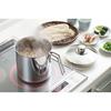 Yoshikawa SJ3355 Deep Saucepan, 16cm, 3.2L, 3200ml, Stainless Steel with Glass Lid, Induction and Direct Heat Compatible, Simple Design