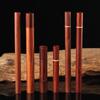 Zambia Sandalwood Incense Tube: Wooden Long Stick Holder with Carved Logo for Agarwood and Sandalwood Incense
