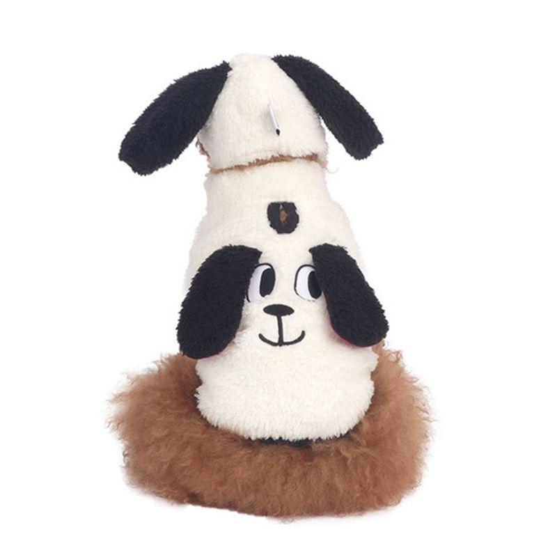 MONCHOUCHOU Glückshund Fleece Reißverschluss