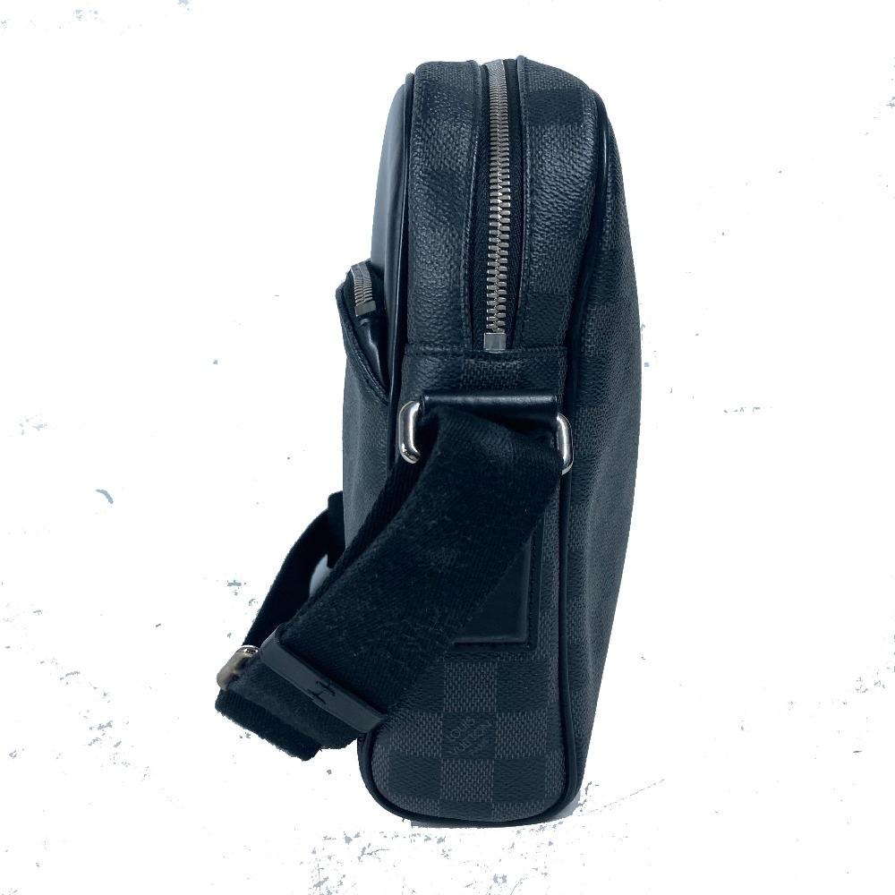 Louis Vuitton N41408 Damier Graphite Dayton PM Messenger Crossbody Shoulder Bag