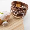 Hollow Tree of Life Multi-Layer Pearl Leather Bracelet with Magnetic Clasp