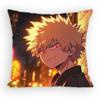 Federa Cuscino Personaggio Anime Cartone Animato Katsuki Bakugo Divano Soggiorno Camera da Letto Testiera Schienale Cuscino Cuscino Quadrato Ora del Sonnellino