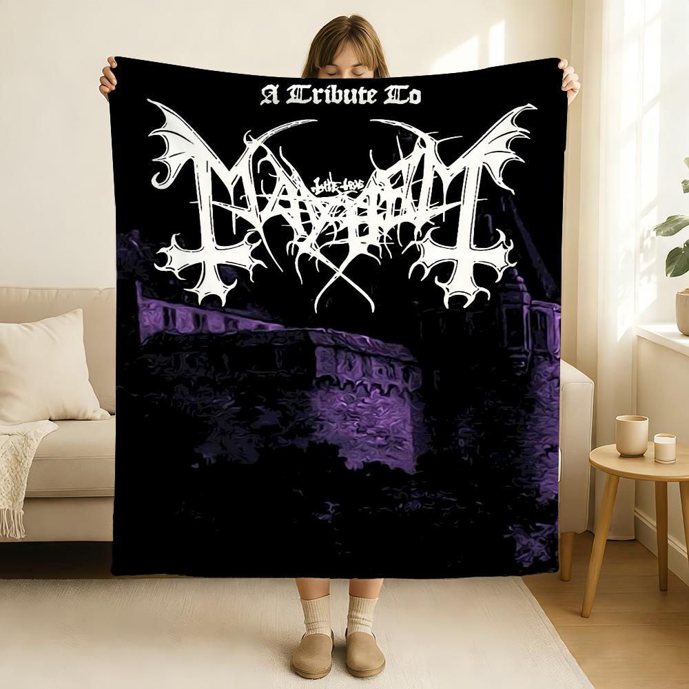 Band M-Mayhem Liturgy of Death Blanket Soft and Skin Friendly For Couch Bed Napping Bedspread All Seasons Comforter