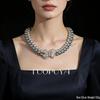 Elegant French Retro Bow Pearl Necklace