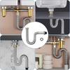 Cap Single Slot Drain Pipe With Silicone Seal Flexible Sink Drain Hose For Odors Prevention And Leakproof