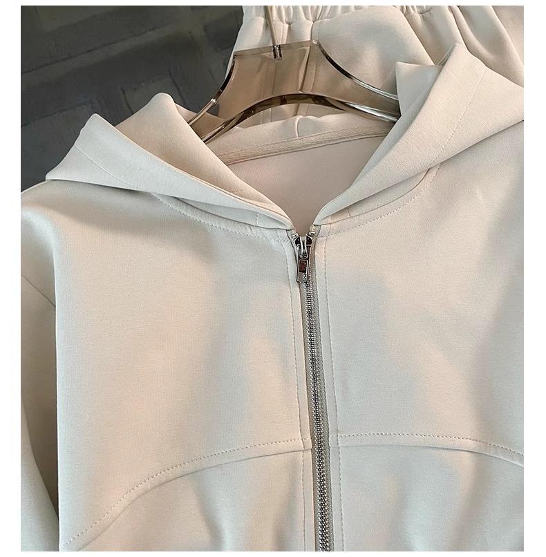 European Fashion Women's Loose-Fit Hoodie & Sweatpants Set