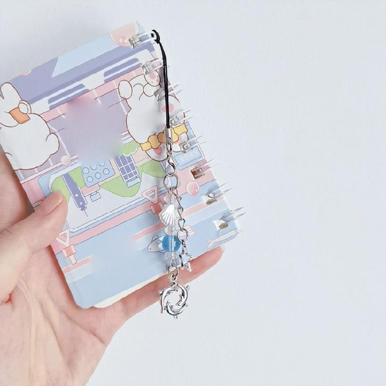 Sweet Cool Earphone Notes Star Guitar Hanging Pendant Phone Strap Bag Decoration