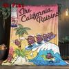 California grapes 2D Flat Pattern Flannel Blanket High quality All Seasons Warmth and Comfort Perfect for Christmas Gifts.NMT0928371