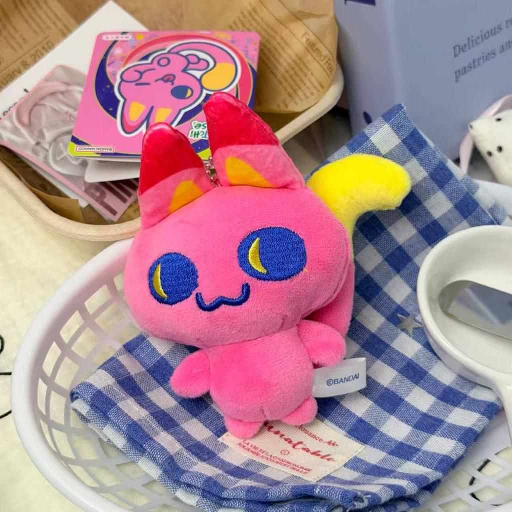 Nuovo Portachiavi Peluche Tamagotchi Anime Mametchi Kawaii Mimitchi Bambola Ciondolo per Borsa Kuchipachi Bambola Cartone Animato Cuore Girly Regalo Bambino