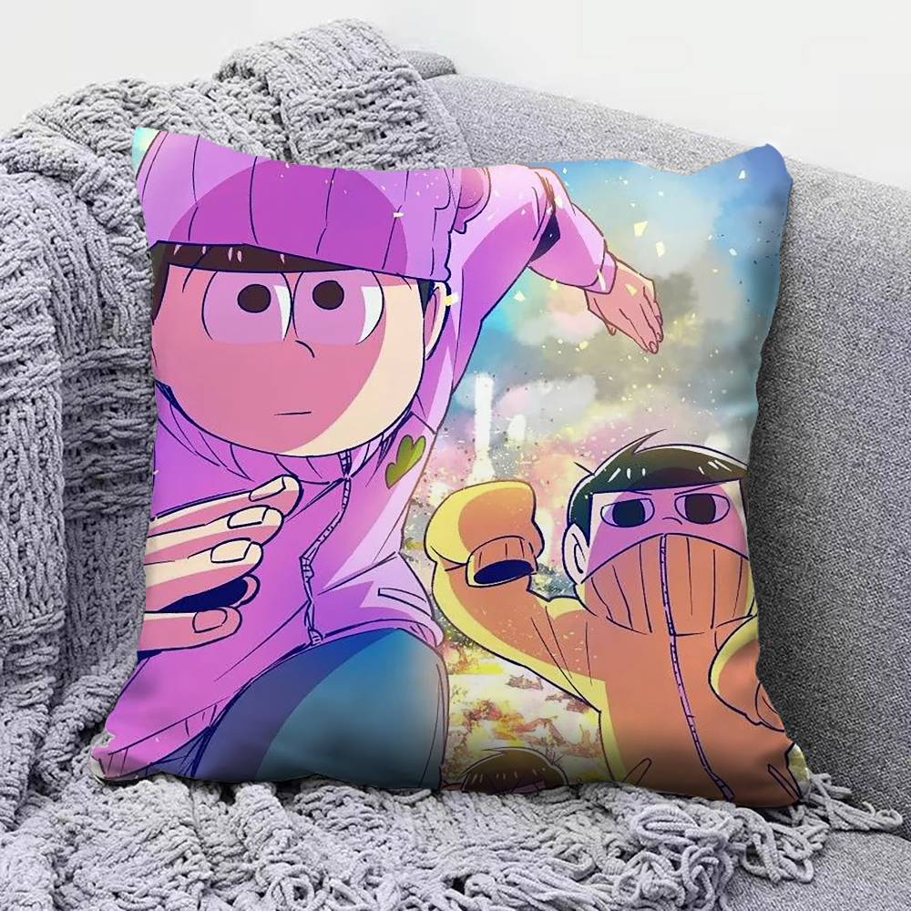Osomatsu Matsuno Anime Home Sofa Cushion Covers and Aecorative Custom Pillow Covers