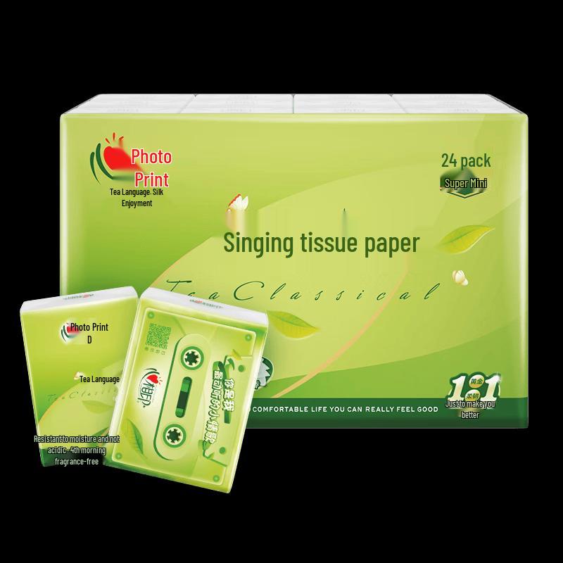 Heart Tissues 4-Ply Mini Handkerchief Paper
