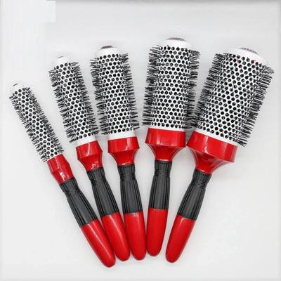 5 Size Hair Comb Professional Salon Hair Brush Hair Styling Hairbrush Hairdressing Combs Round Aluminum Tube Curly Hairs Rollers