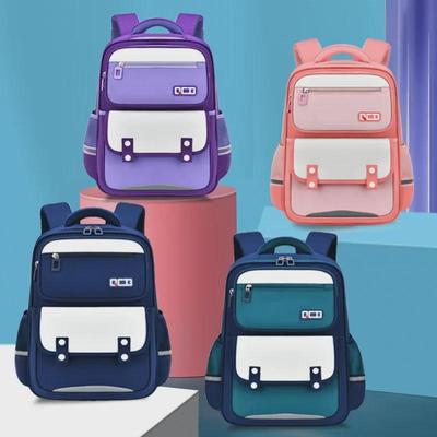 British Style Large-Capacity Backpack for Elementary Students 1-6, Light and Spine-Friendly Design